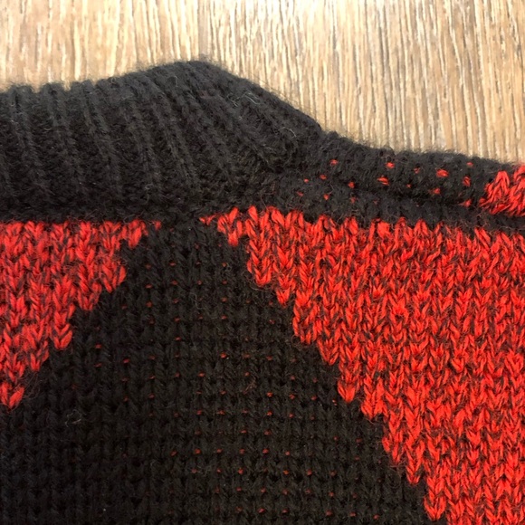 Vintage Abstract Geometric/Happiness Knit Sweater - Picture 12 of 17